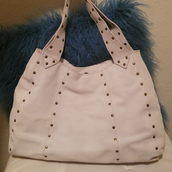 Vegan Suede Slouchy Tote Bag | Gap Off White Gap Suede Purse(Hobo)
